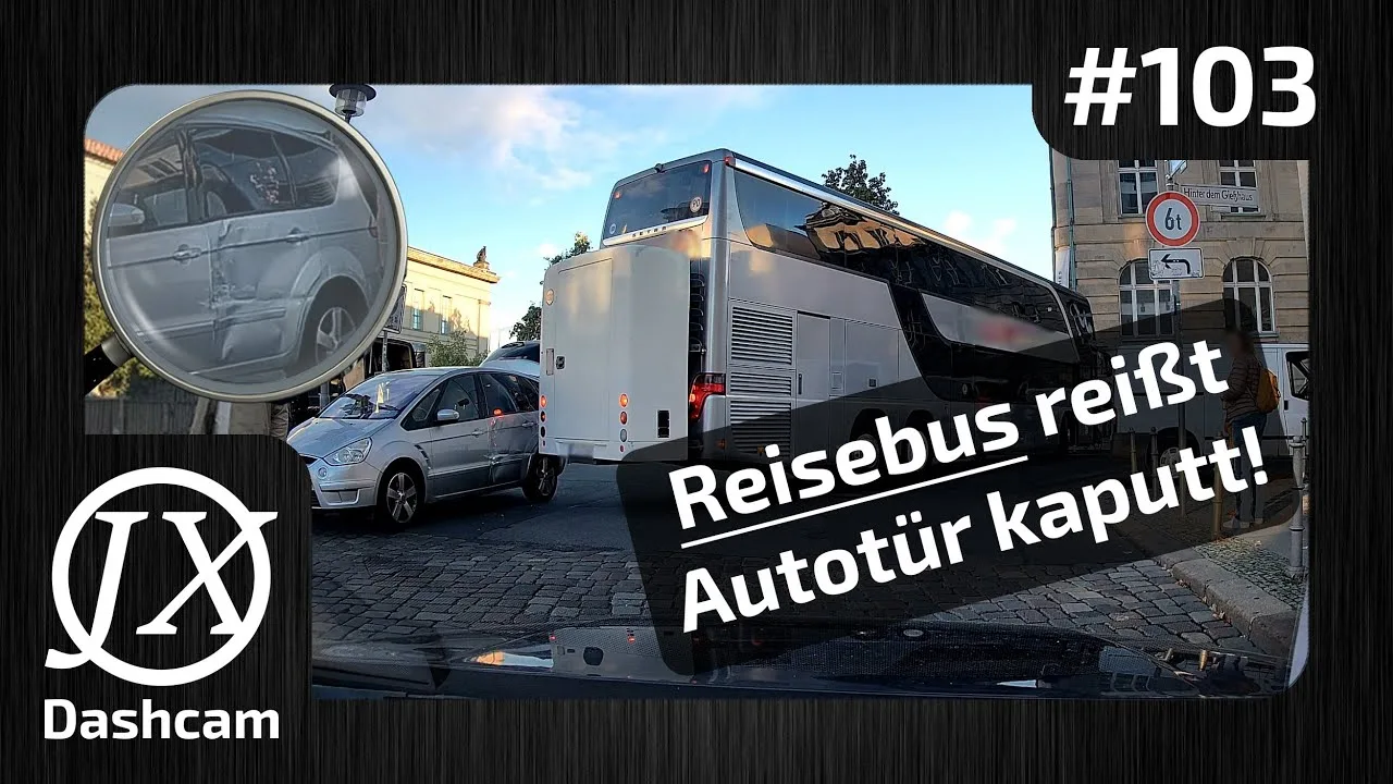 Le bus fait une énorme erreur ! 4 accidents en un épisode ! | #103 Compilation de caméras embarquées Berlin | Allemagne