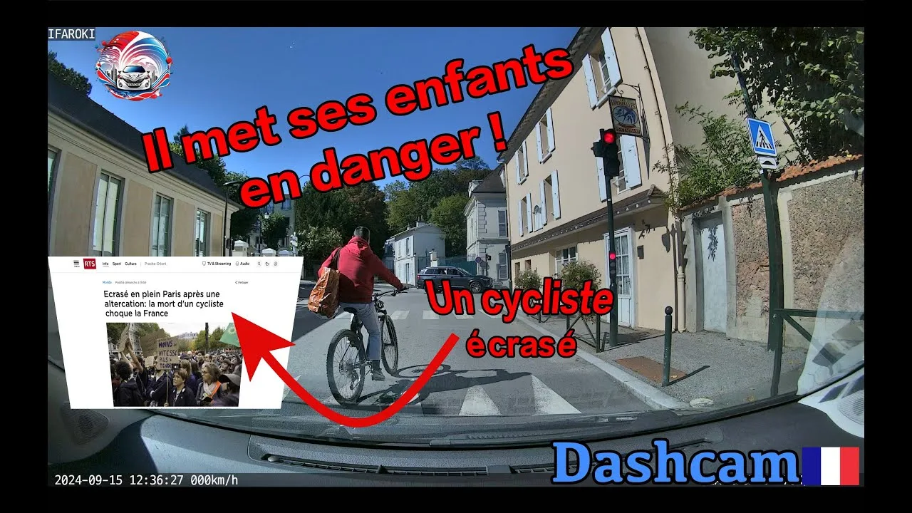 Dashcam France #176 IL MET SES ENFANTS EN DANGER