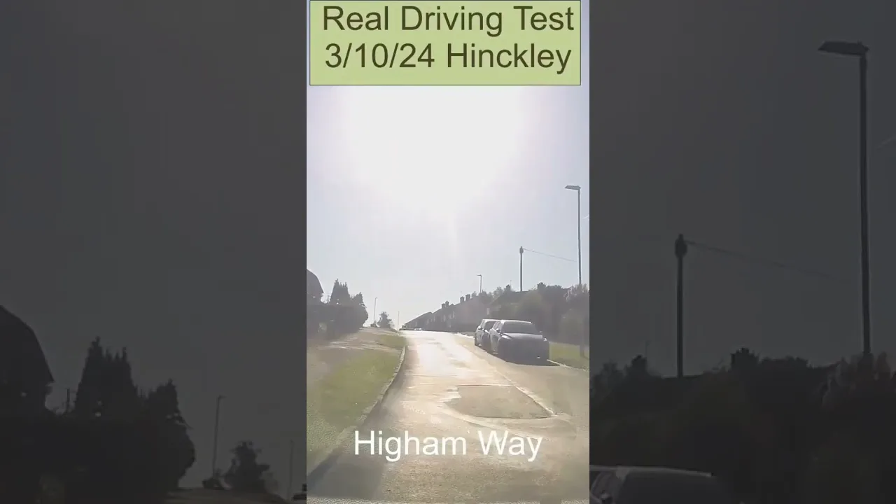 REAL Driving Test PASS Dashcam Footage Hinckley #drivingtest #dashcam #Hinçkley