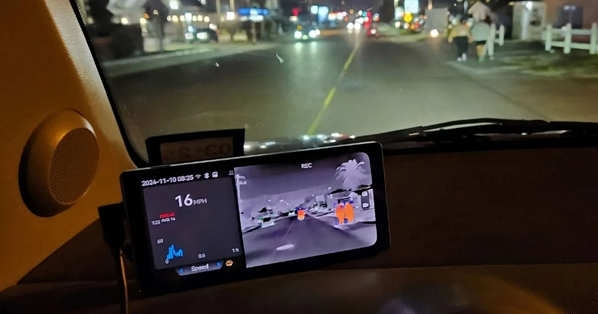 Thermal Master NV300 thermal dashcam for your car