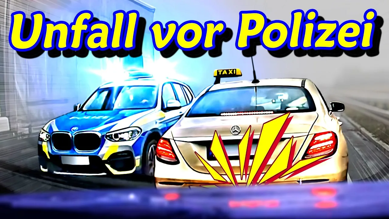 Conducteur à contresens, accident devant la police et dépassement stupide | DDG Dashcam Allemagne | #604