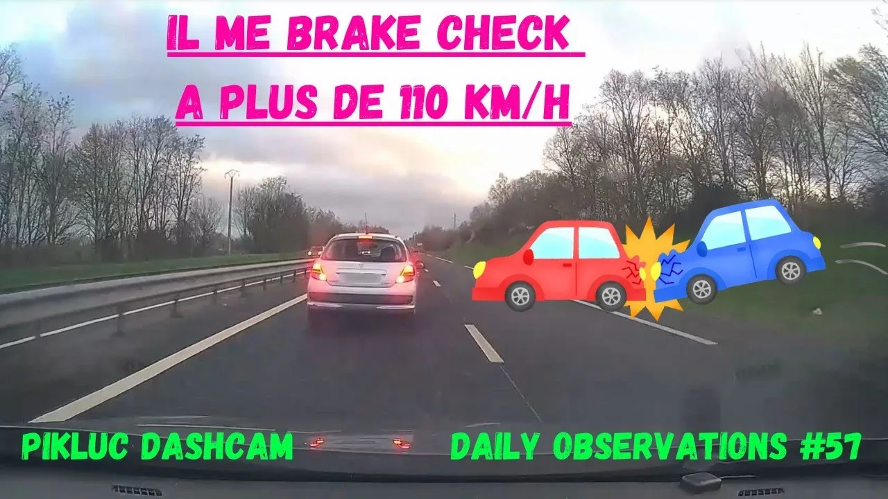 CONTROLE DES FREINS A GRANDE VITESSE – Observations Quotidiennes #57 – Dashcam France