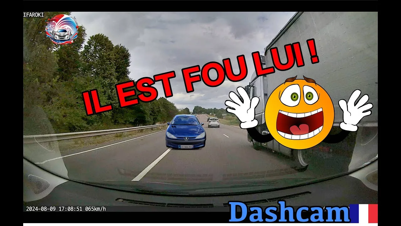 Dashcam France #174 IL EST FOU LUI !