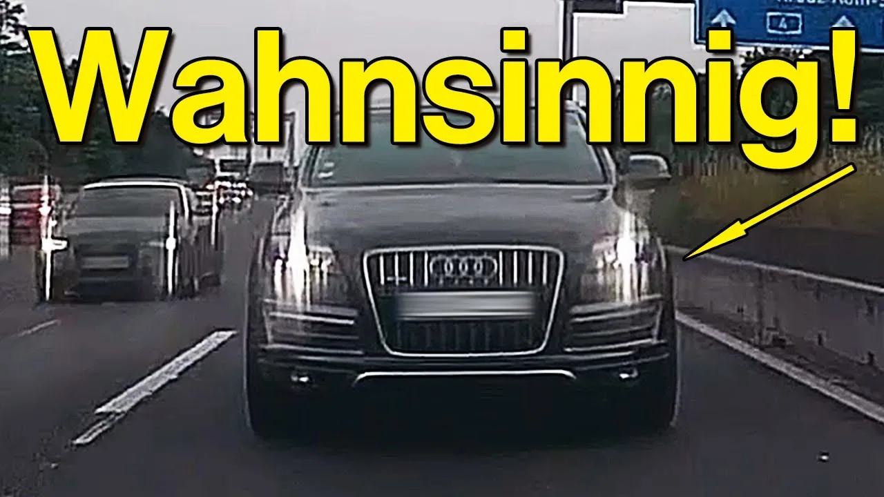 Motard fou, harceleur sur autoroute et coffre de toit | Dashcam Allemagne #122 | #Allemagne