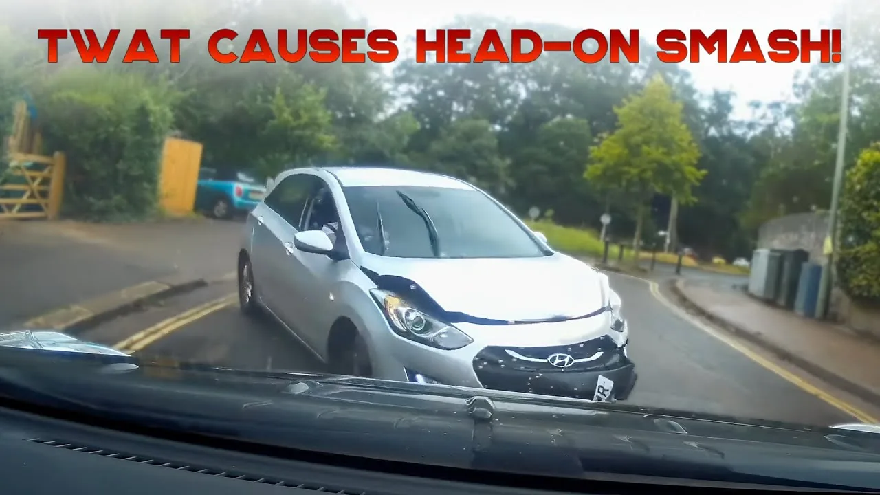 INCROYABLES CAMÉRAS DASH AU ROYAUME-UNI | Dépassement de Road Rage à l’intersection, le conducteur finit presque en route, fourgonnette dans le mauvais sens !