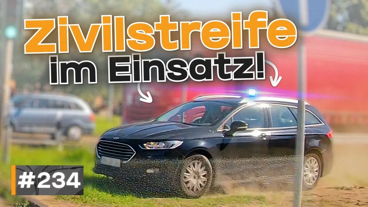 🚨La police prend un raccourci inhabituel et le chien est presque sans propriétaire ! | #ALLEMAND #DASHCAM | #234