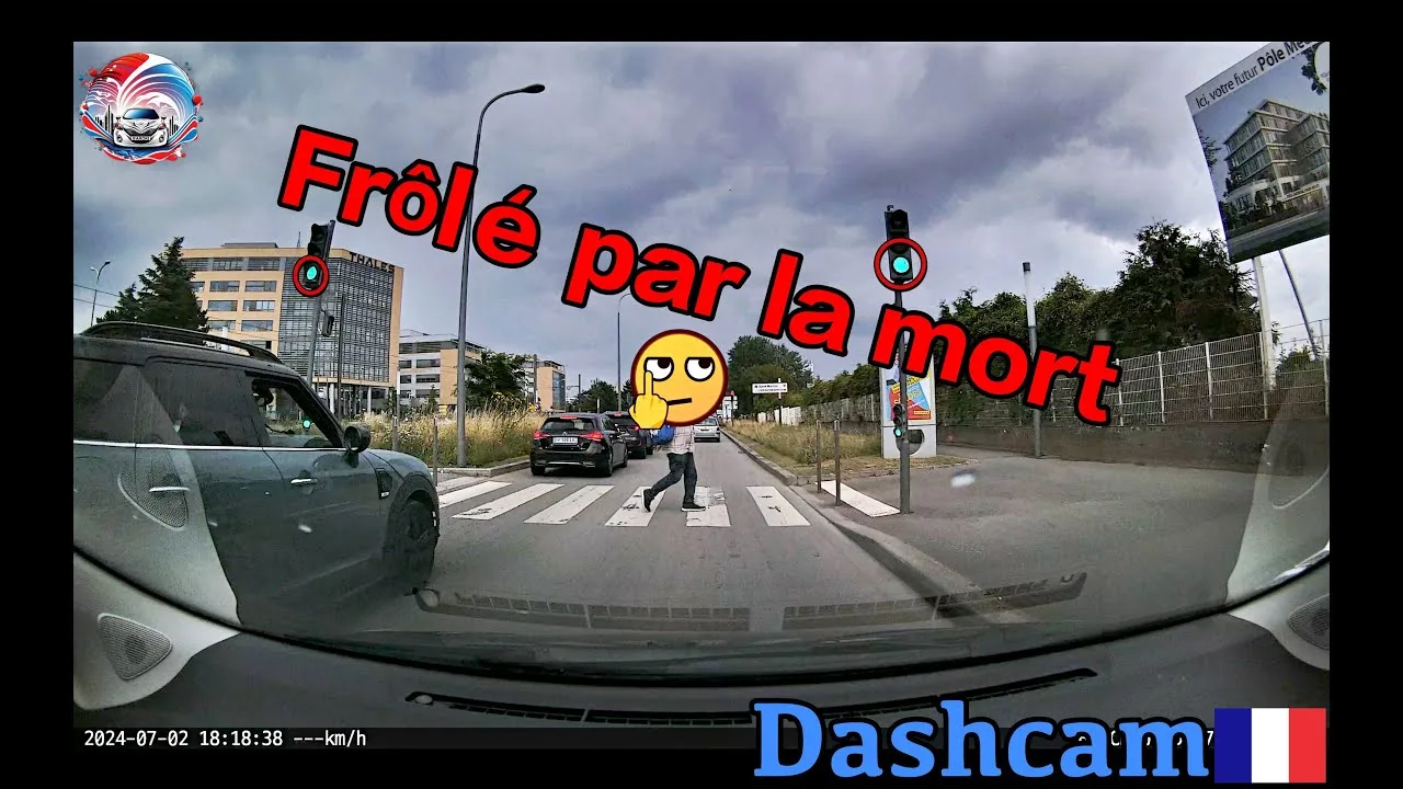 Dashcam France #172 FRÔLÉ PAR LA MORT