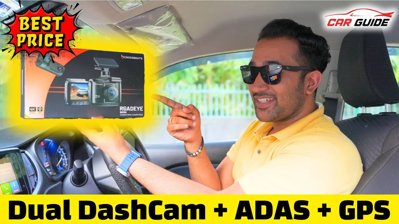 Meilleure DashCam pour votre VOITURE 🔥 Crossbeats Dual Camera DashCam 😎 ADAS Safety + GPS Tracker🔥 Roadeye DC03