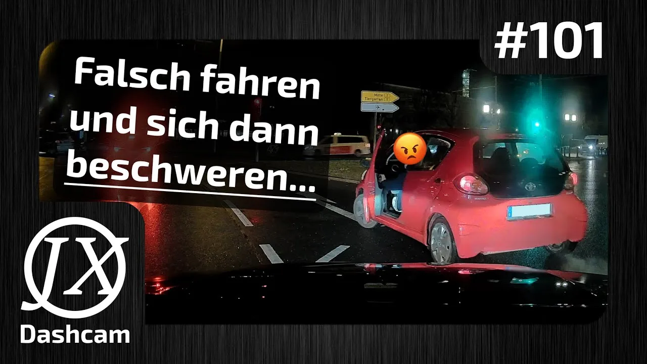 Les conducteurs à contresens, les coupures et la police sont prioritaires | #101 Compilation de caméras embarquées Berlin | Allemagne