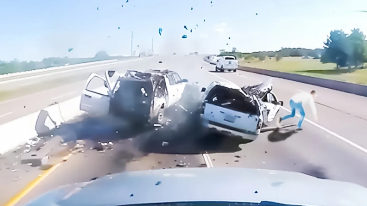 Choquant ! Road Rage obtient un karma instantané ! Moments de caméra embarquée de la police que vous ne croiriez pas s’ils n’étaient pas filmés