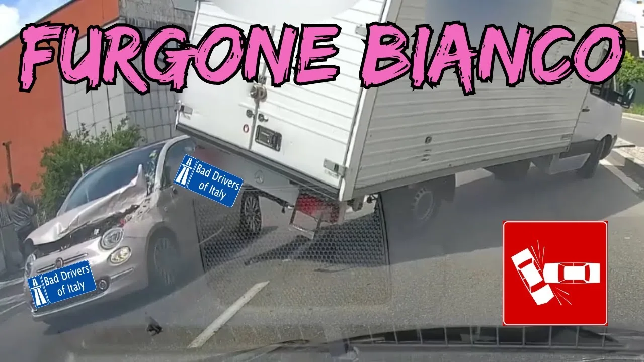 Compilation de caméras de bord MAUVAIS PILOTES D’ITALIE 10.10 – FURGONE BIANCO