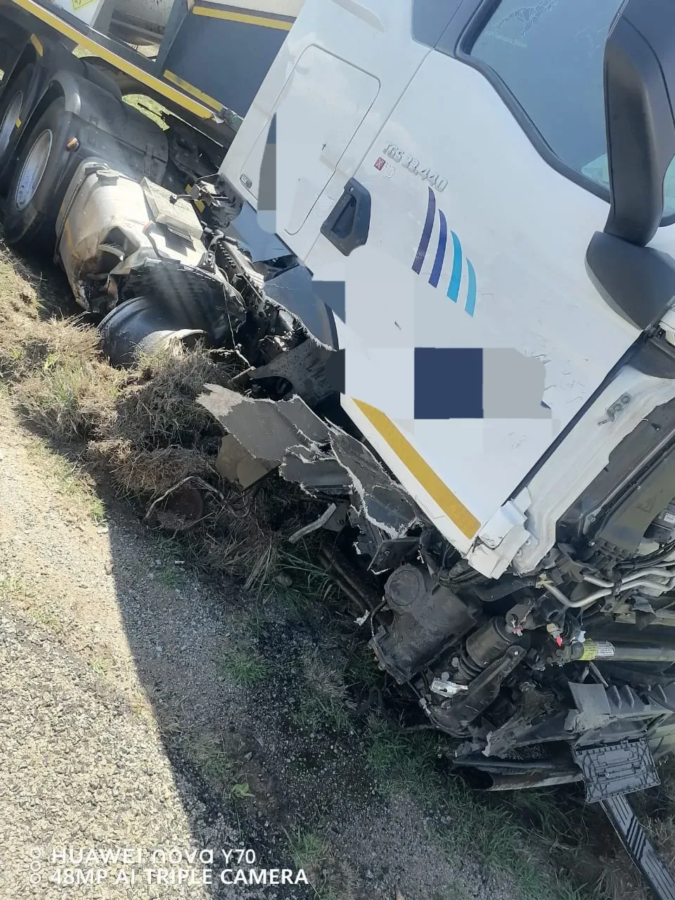 Camion G&H accidenté sur la N1 Polokwane
