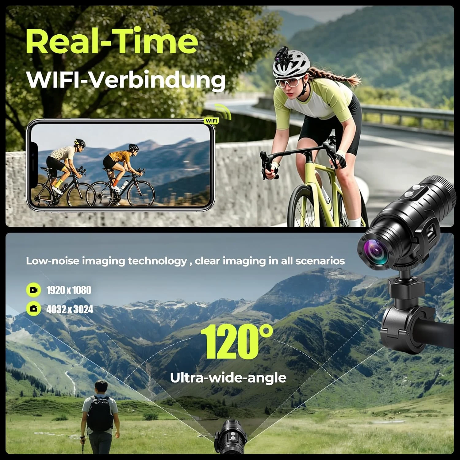Dashcam Moto Aiker