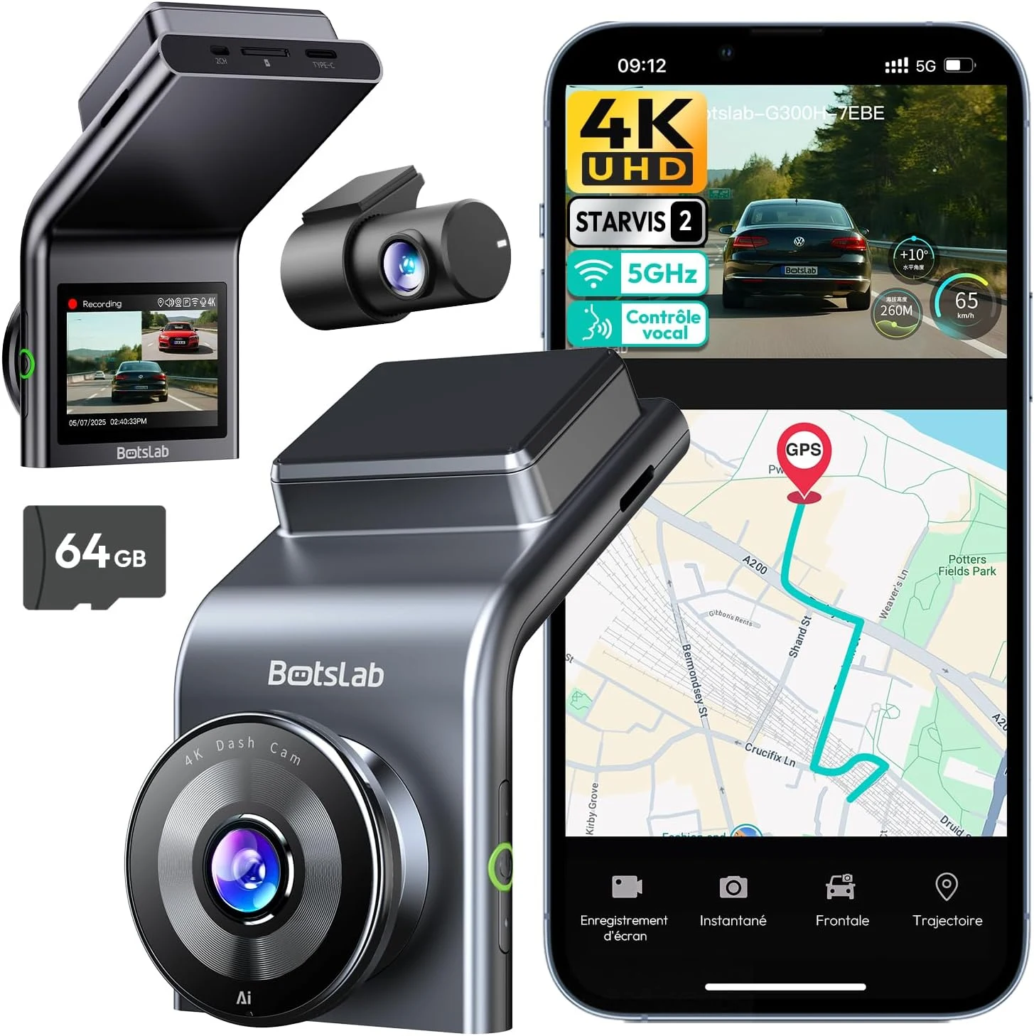 Dashcam 4K BOTSLAB