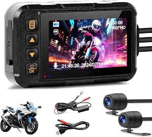 CAMECHO Moto Dashcam