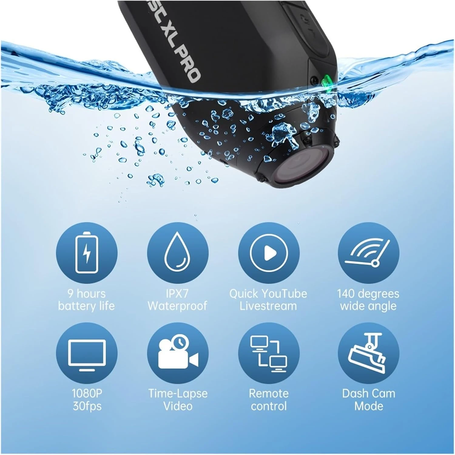 Caméra d'action Ghost XL Pro 4K
