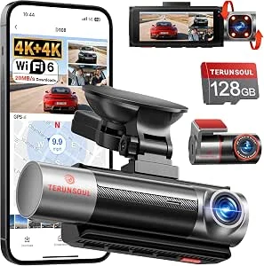 Dashcam 4K Avant et Arrière