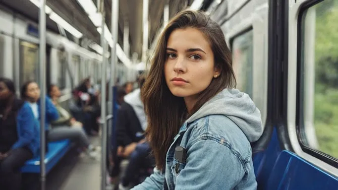 Keocam porté sur une veste