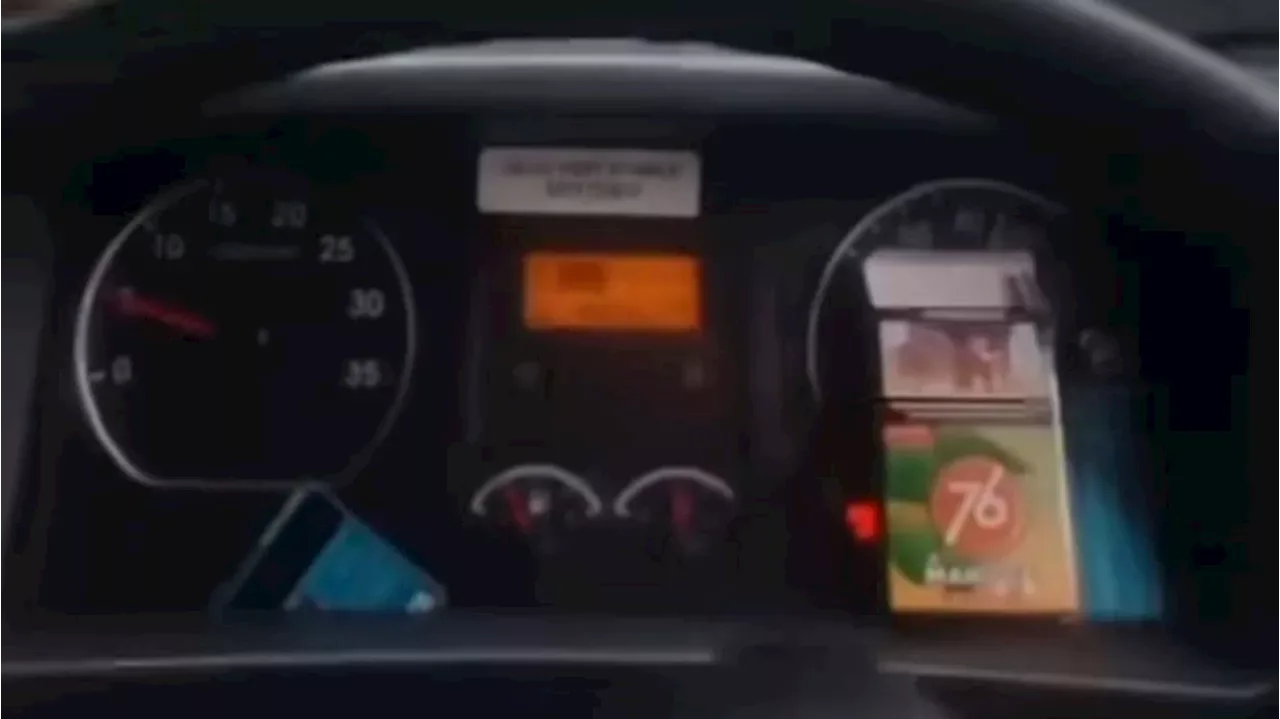 Les secondes du conducteur du camion défaillance des freins, internautes: l'importance de la caméra de dash
