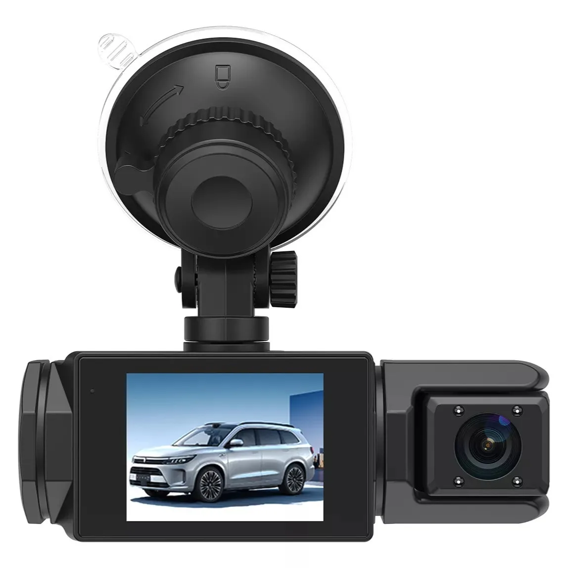 Dashcam double deux en un