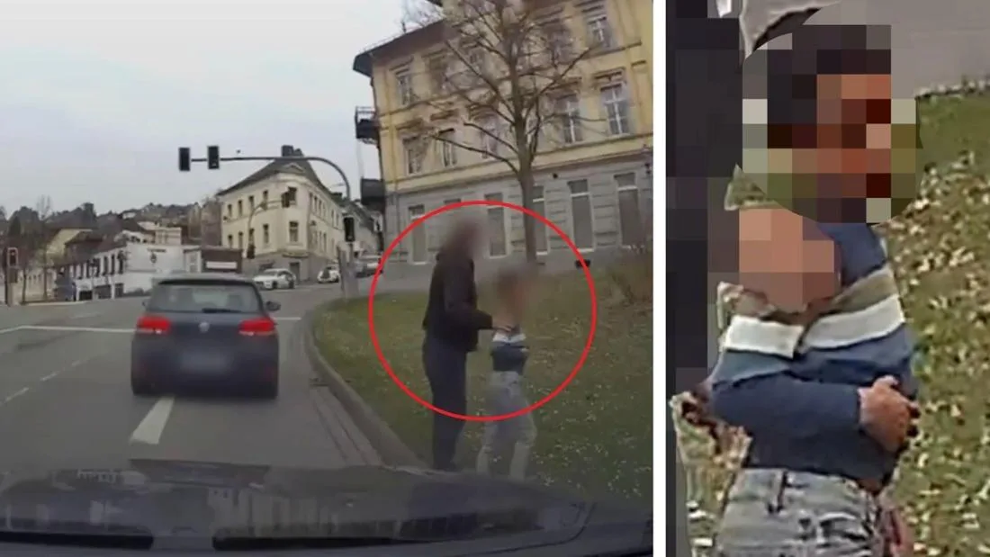 Une vidéo peu de temps après la disparition montrerait Pawlos au centre-ville de Weilburg.