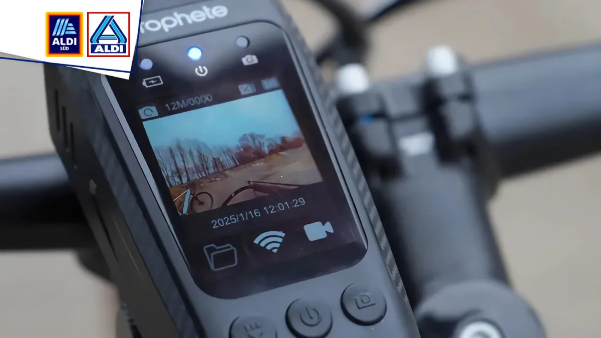 Le nouveau prophyte Dashcam 4K est proposé à Aldi.
